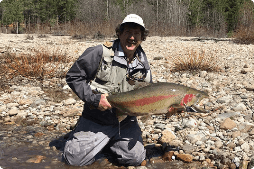 Joe Aanes, fly fishing guide at Frontier Anglers
